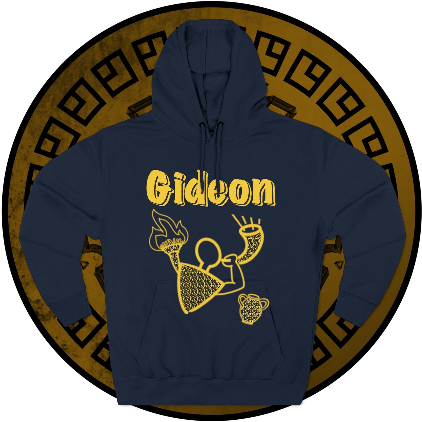 Gideon Gold Three-Panel Fleece Hoodie