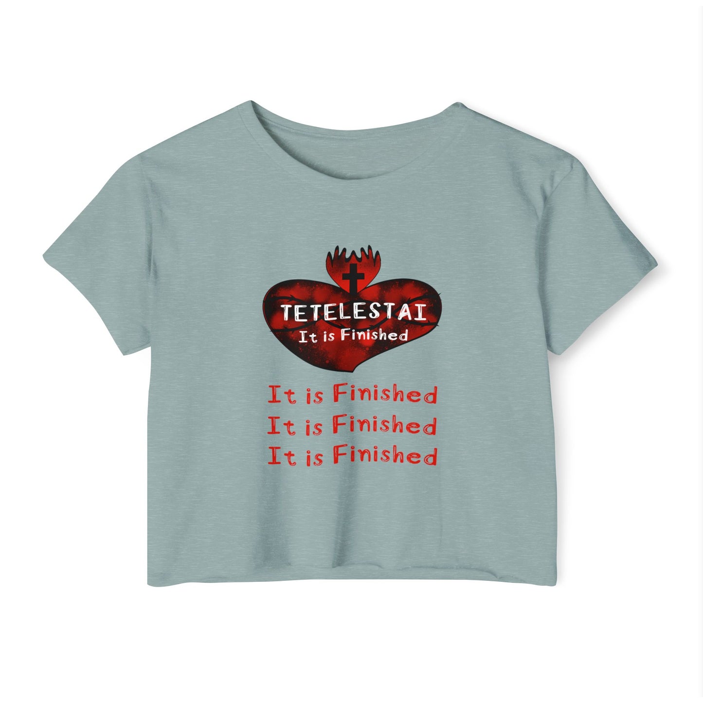 Tetelestai Women's Crop Top