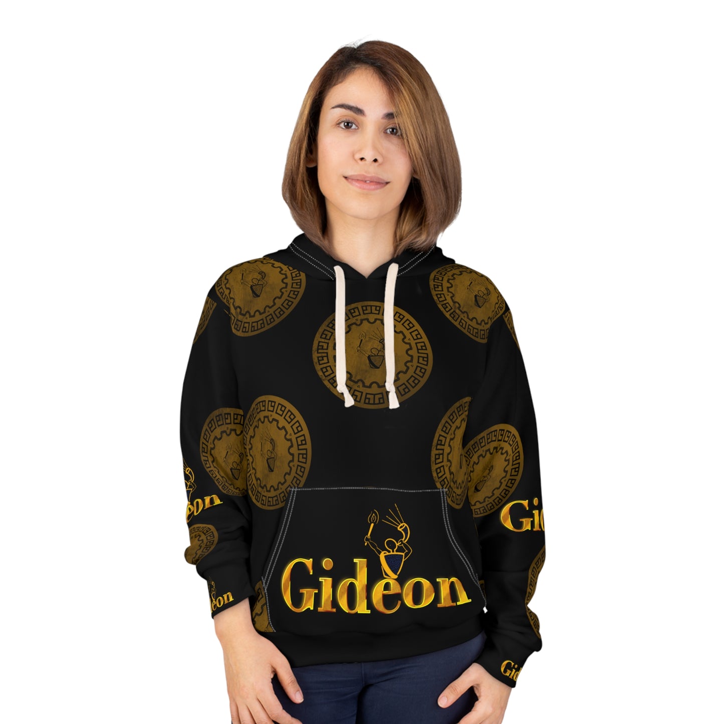 Spinning Wheel of Gideon Unisex Pullover Hoodie (AOP)