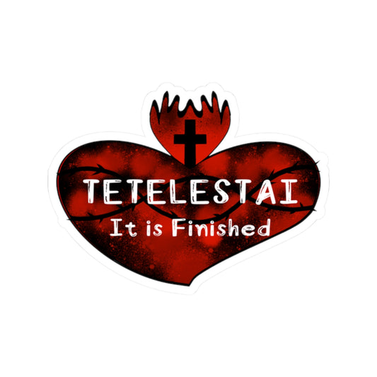 Tetelestai Kiss-Cut Stickers
